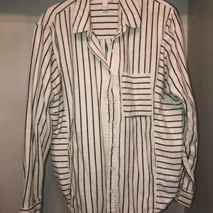 BP striped button up